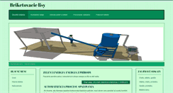 Desktop Screenshot of briketovacielisy.etrh.net