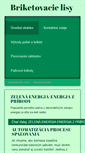 Mobile Screenshot of briketovacielisy.etrh.net